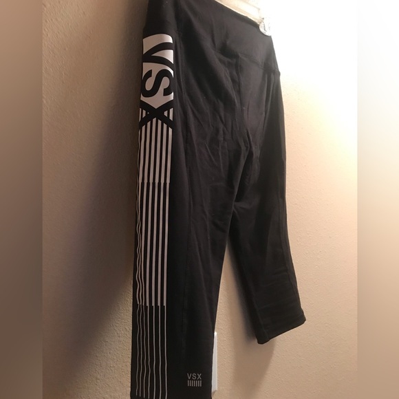 Victoria's Secret sports VSX cropped Capri high rise leggings S - Picture 5 of 6